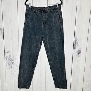 Falmer Heritage Wide Leg Black Jeans Women’s Size L (34 x 30) Charcoal Wash